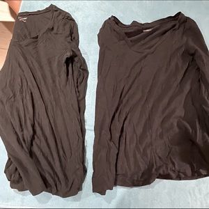 Motherhood Maternity Black Long Sleeve Tops